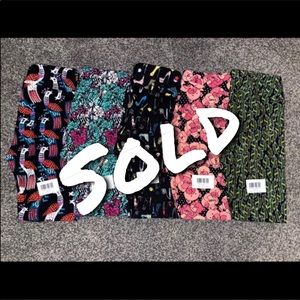 5 Pr OS Lularoe Leggings